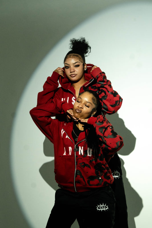 STAY VIGILANT HOODIE (Vintage Red)